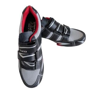 Black and Red Men's Cycling Shoes
